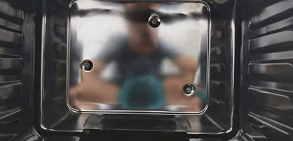 After oven cleaning job